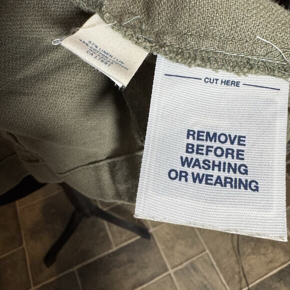 Old Navy Womens Sz Large Three Button Jacket Coast to Coast Military Green - Picture 8 of 8